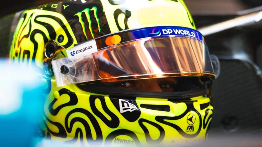 Lando Norris: Chinese GP qualifying (Image Credit: @McLarenF1 on X)