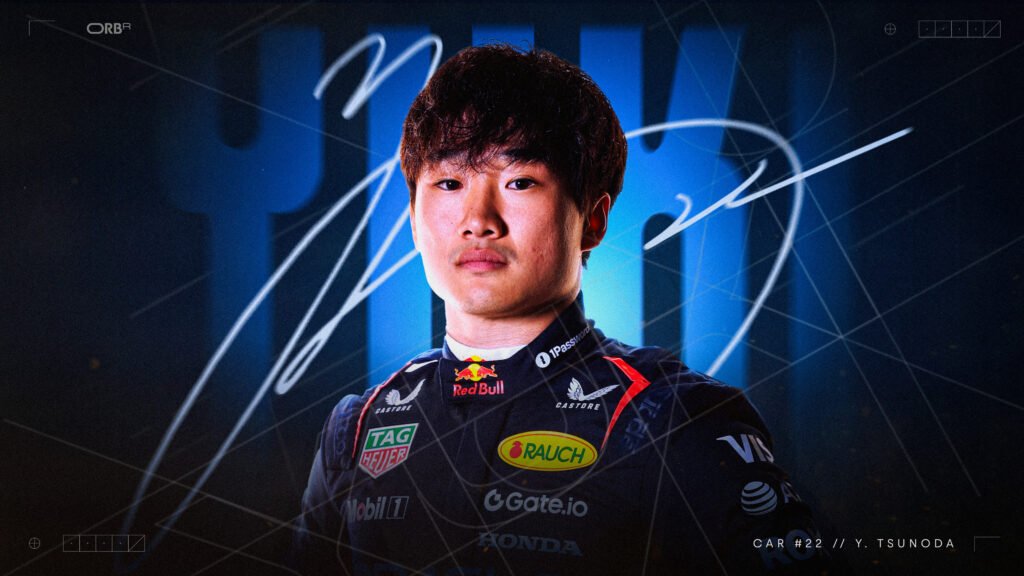 Yuki Tsunoda signs with Red Bull Racing for the remainder of 2025