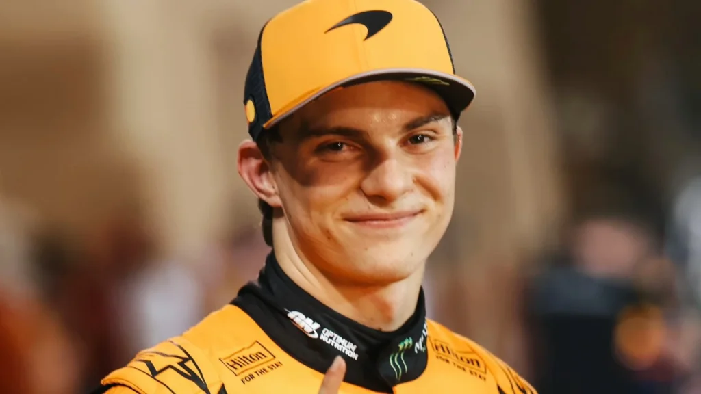 Oscar Piastri, McLaren Racing, 2025 F1 Bahrain GP (Image Credit: @McLarenF1 on X)
