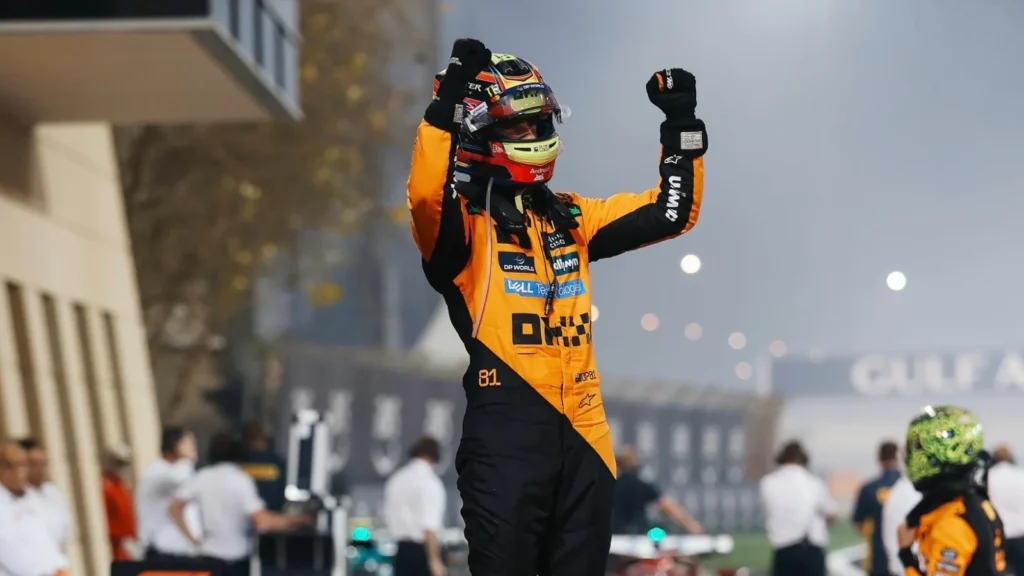 Oscar Piastri McLaren Racing, Bahrain GP (Image Credit: @McLarenF1 on X)