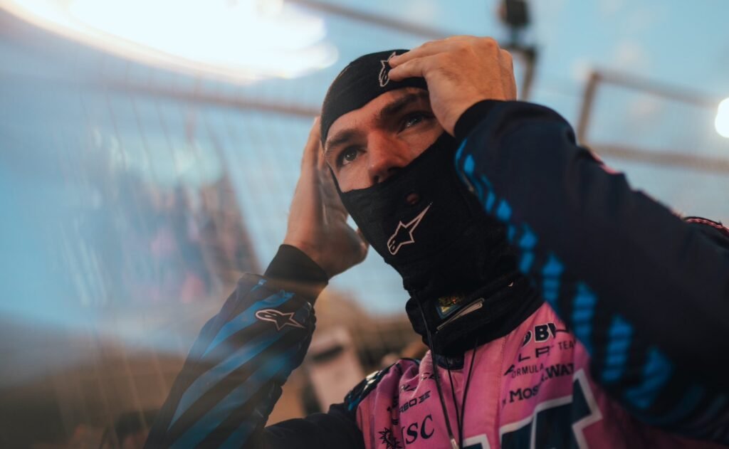 Pierre Gasly during the Bahrain Grand Prix with Alpine