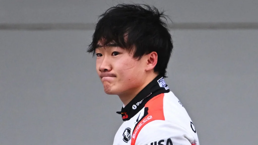 Twelfth placed Yuki Tsunoda of Japan and Oracle Red Bull Racing looks on in parc ferme during the F1 Grand Prix of Japan at Suzuka Circuit on April 06, 2025 in Suzuka, Japan. (Photo by Rudy Carezzevoli/Getty Images)