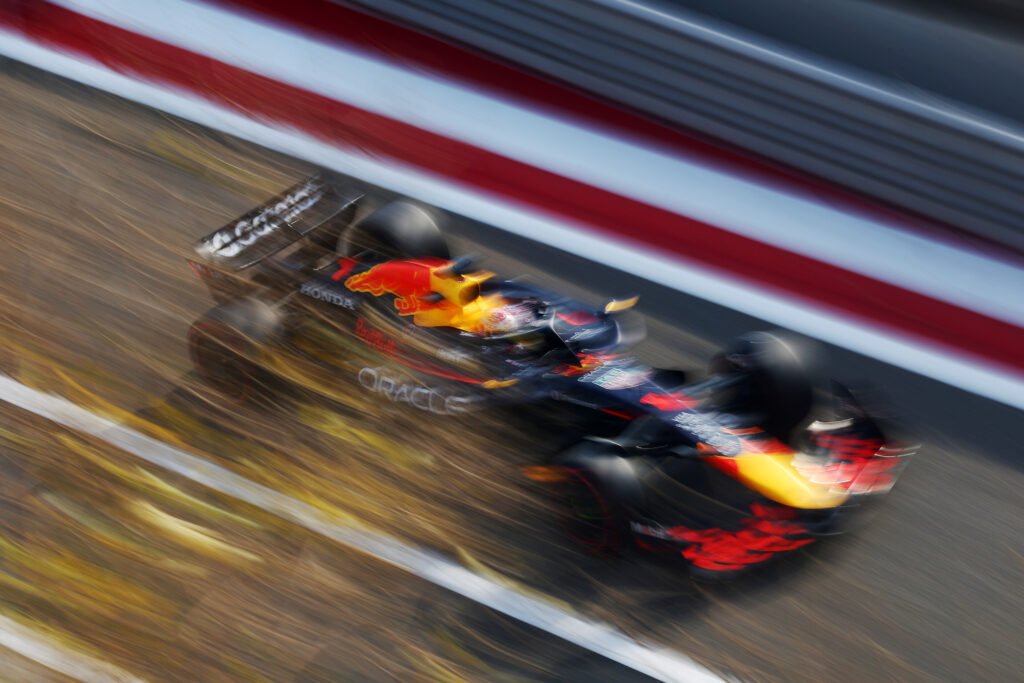 Max Verstappen during FP3 at the Bahrain Grand Prix