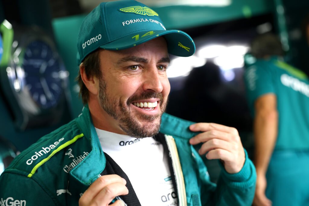 Aston Martin's Fernando Alonso