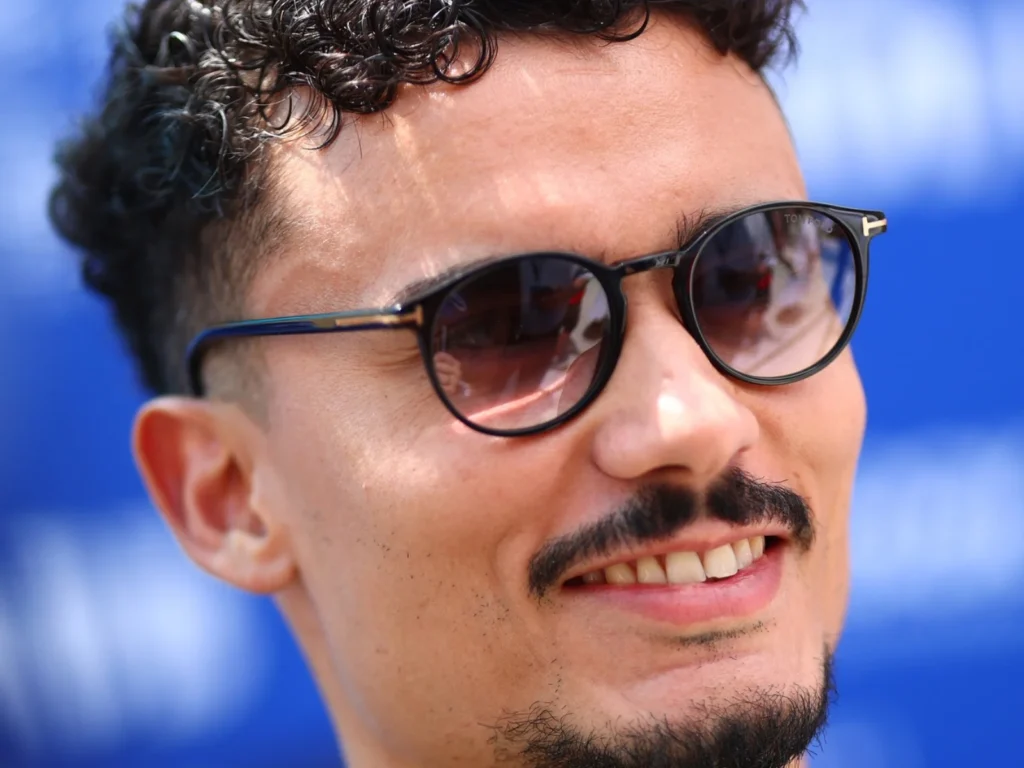Pascal Wehrlein of Germany and TAG Heuer Porsche Formula E Team talks to the media during Shakedown & Practice ahead of the Miami E-Prix, Round 5 of the 2025 FIA Formula E World Championship at Homestead-Miami Speedway on April 11, 2025 in Homestead, Florida. (Photo by Joe Portlock/LAT Images)