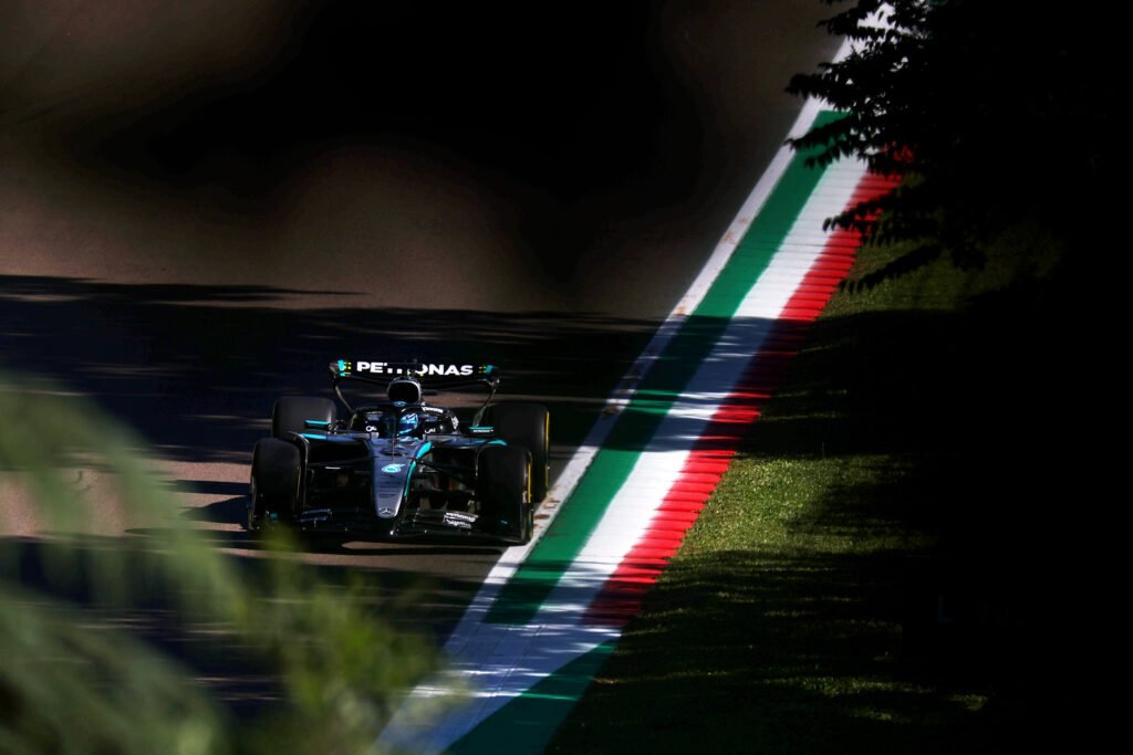 Mercedes at the Imola GP