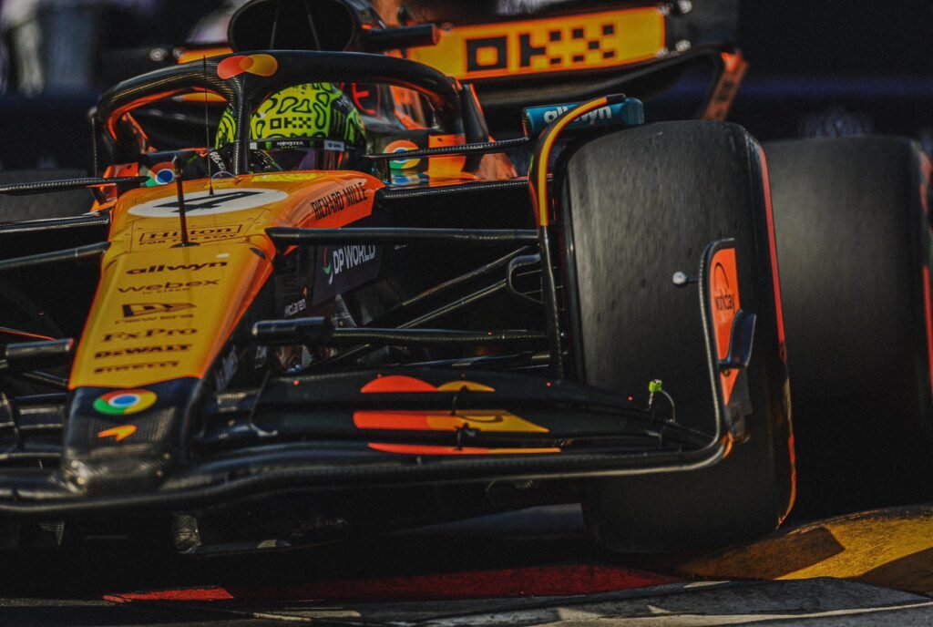 Lando Norris of McLaren Racing at the 2025 Monaco GP
