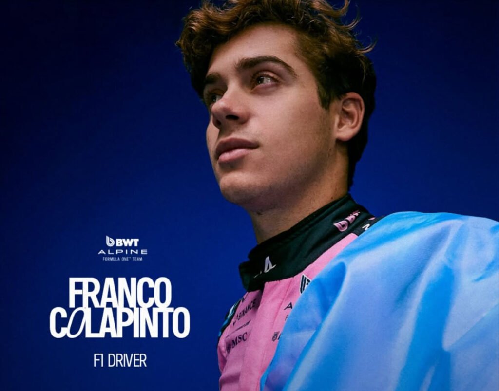 Franco Colapinto to replace Jack Doohan for the next 5 F1 races at Alpine.