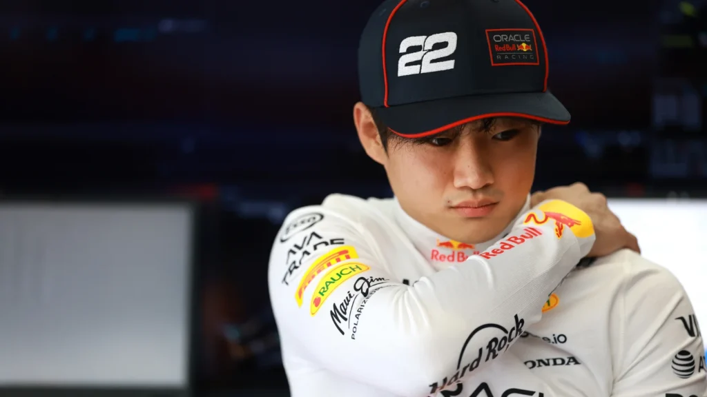 Yuki Tsunoda of Japan and Oracle Red Bull Racing looks on during qualifying ahead of the F1 Grand Prix of Emilia-Romagna at Autodromo Internazionale Enzo e Dino Ferrari on May 17, 2025 in Imola, Italy. (Photo by Mark Thompson/Getty Images)