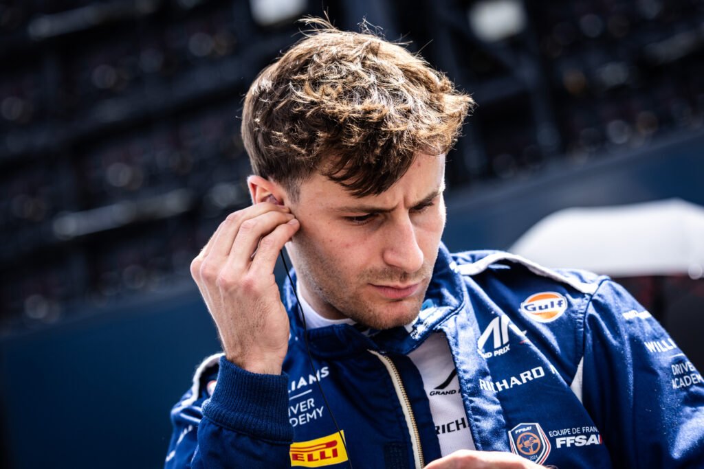 Victor Martins to race with Atlassian Williams Racing for FP1 in Barcelona.