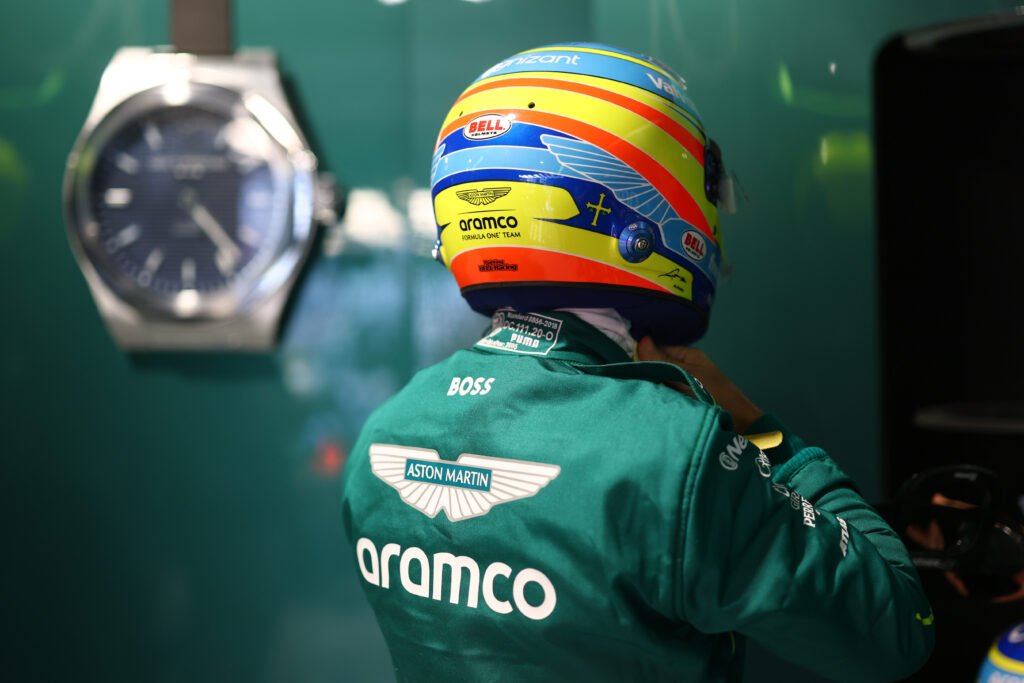 Fernando Alonso ahead of the F1 Spanish GP