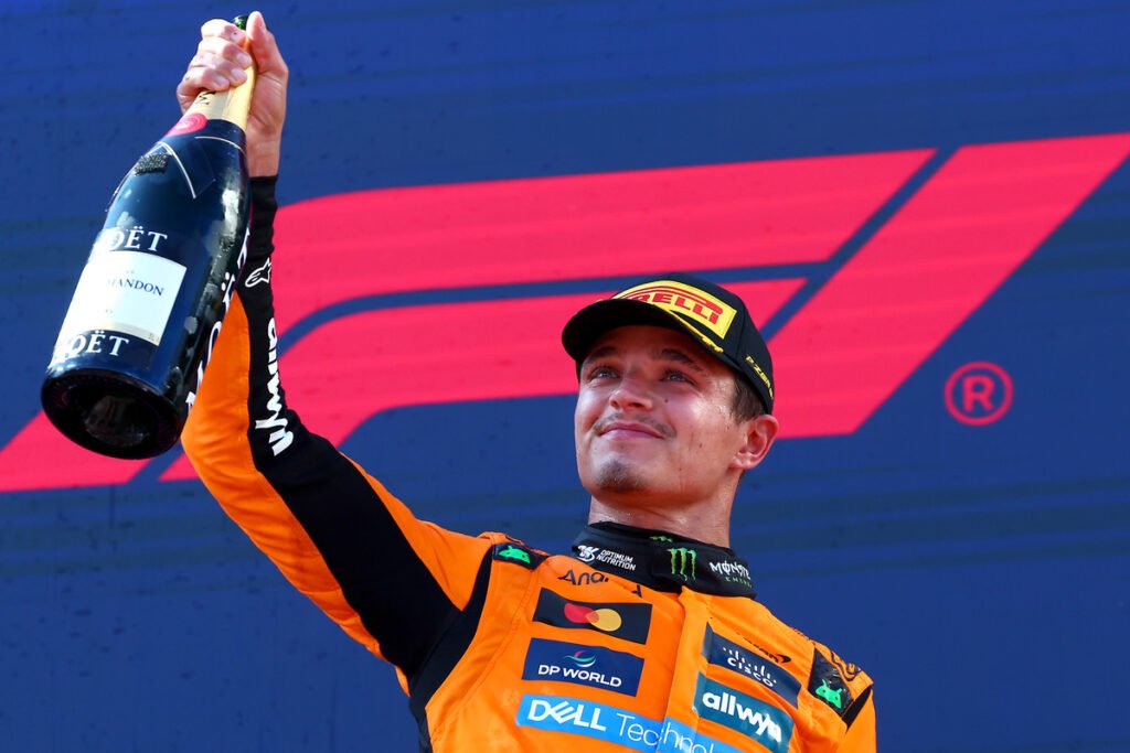 Lando Norris at the 2025 F1 Austrian GP