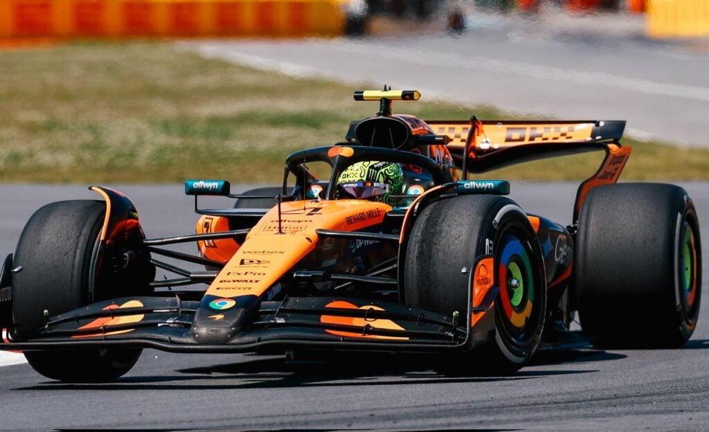 Lando Norris of McLaren at the 2025 Canadian GP