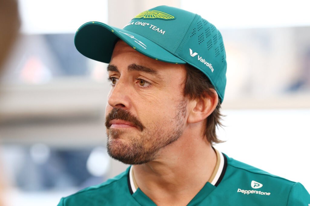 Aston Martin driver Fernando Alonso ahead of the Canadian GP