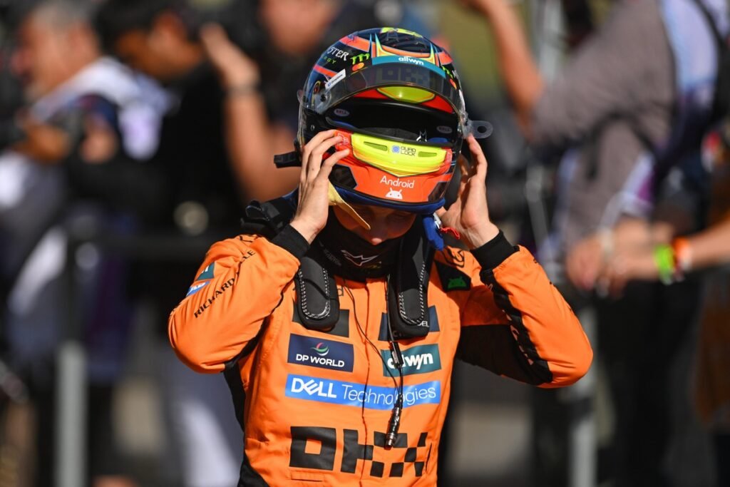 Oscar Piastri after Qualifying P2 at the F1 Austrian GP