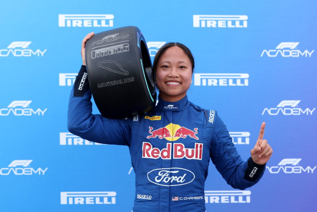 Chloe Chambers takes pole position in Qualifying F1 Academy Canadian GP