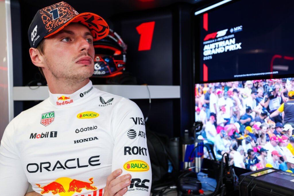 Red Bull Racing's Max Verstappen at the 2025 F1 Austrian GP after Qualifying