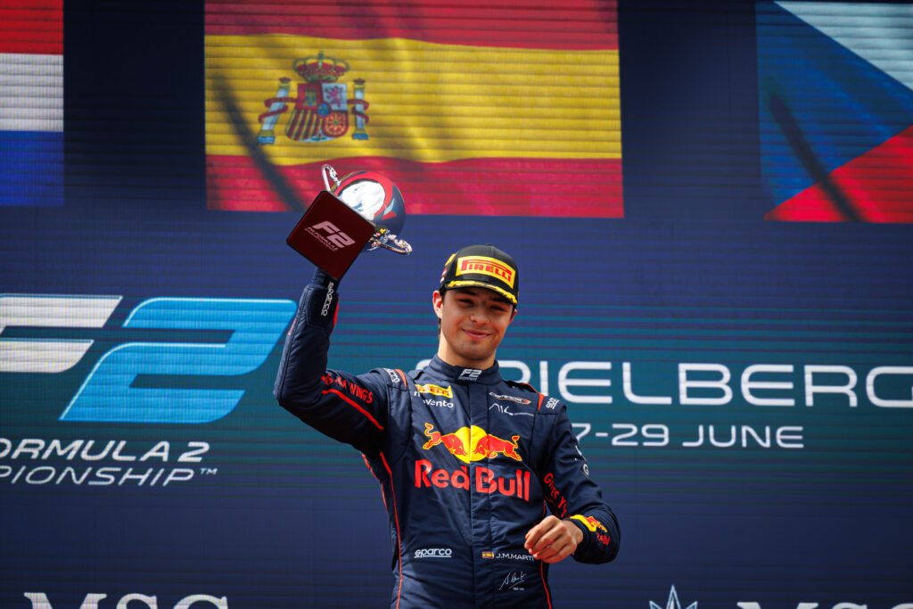 Pepe Marti takes the win at the Red Bull Ring for F2 Austrian GP