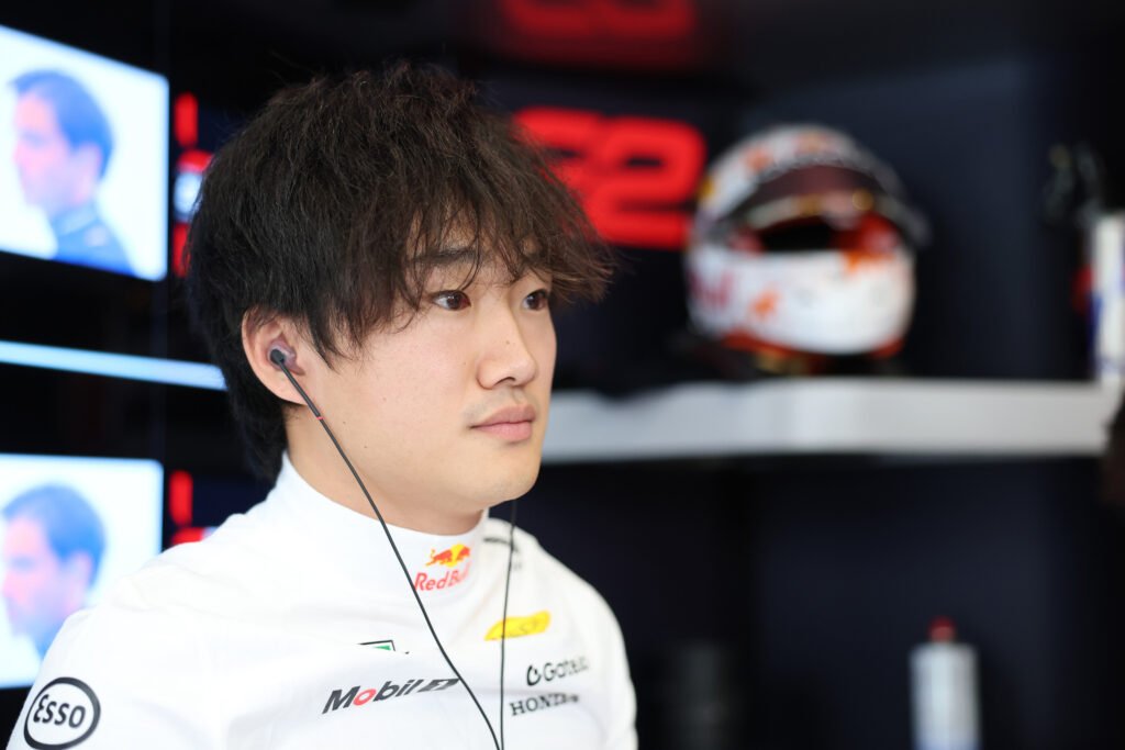 Red Bull Racing's Yuki Tsunoda at the 2025 F1 Austrian GP Qualifying