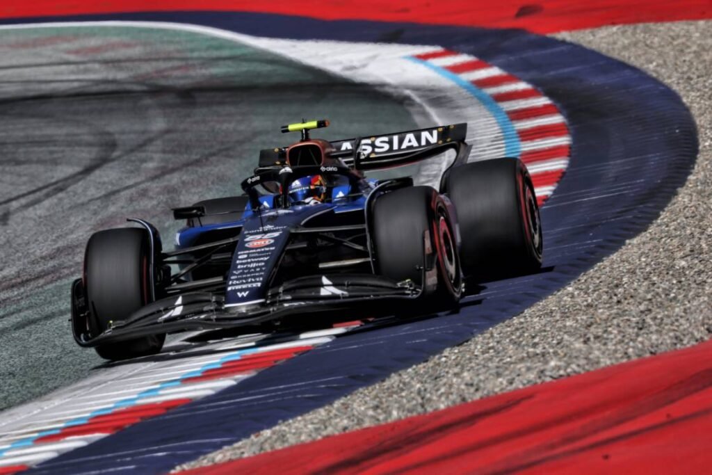 Williams Racing's Carlos Sainz at the 2025 F1 Austrian GP