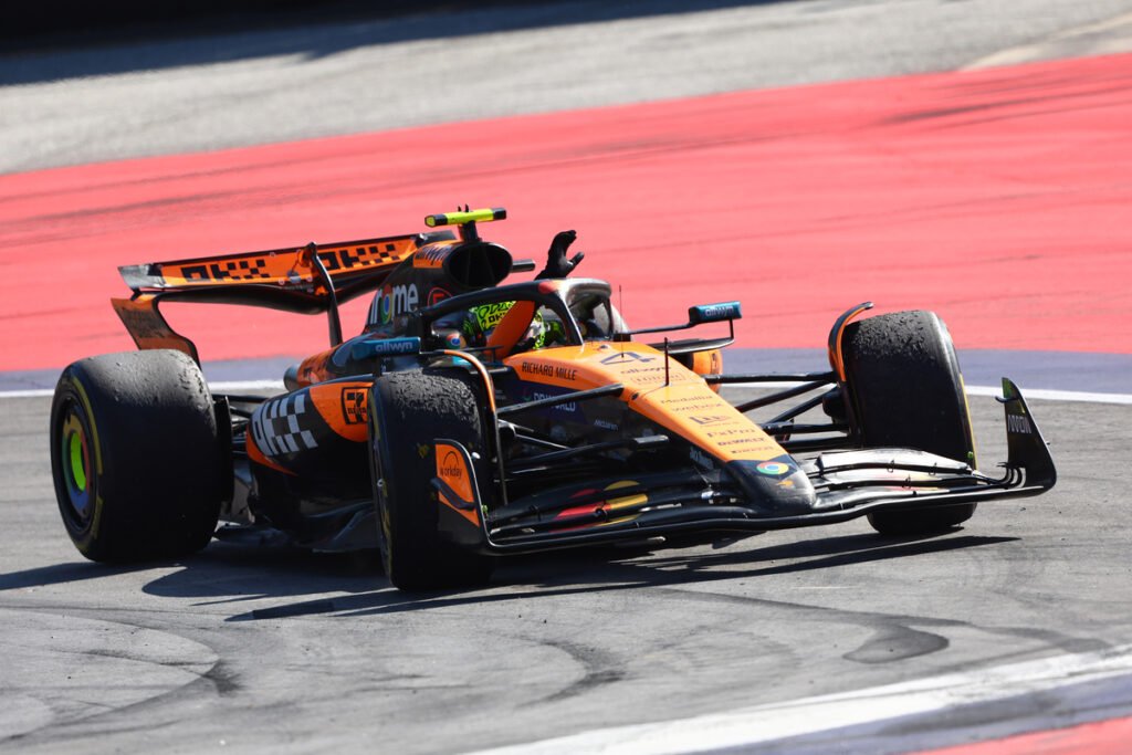 Lando Norris at the 2025 F1 British GP
