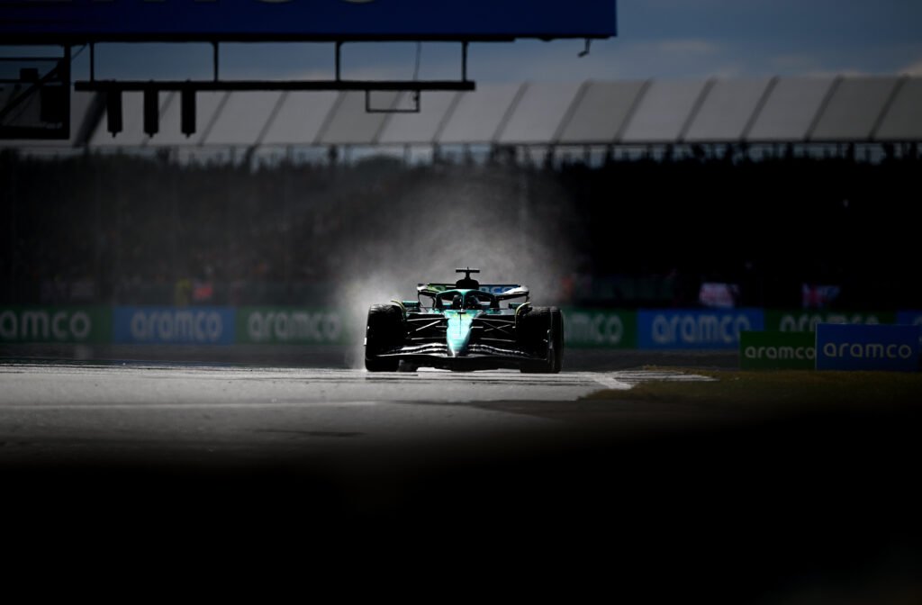 Lance Stroll, Aston Martin, during the British GP 2025.