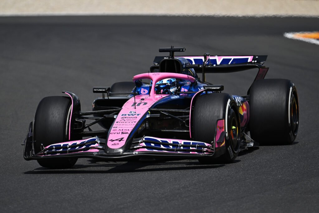 SPA, BELGIUM - JULY 25: Pierre Gasly of France driving the (10) Alpine F1 A525 Renault on track during practice ahead of the F1 Grand Prix of Belgium at Circuit de Spa-Francorchamps on July 25, 2025 in Spa, Belgium.
