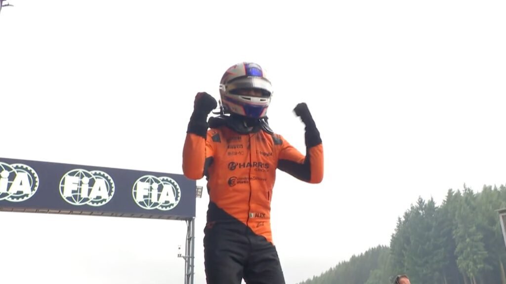 Alex Dunne claims victory at F3 Belgian GP at Spa-Francorchamps