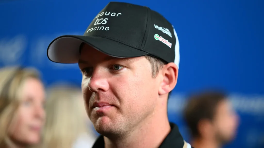 Nick Cassidy of New Zealand and Jaguar TCS Racing looks on ahead of Practice, ahead of the Berlin E-Prix, Round 13 of the 2025 FIA Formula E World Championship at Tempelhof Airport Circuit on July 11, 2025 in Berlin, Germany. (Photo by Simon Galloway/LAT Images for Formula E)