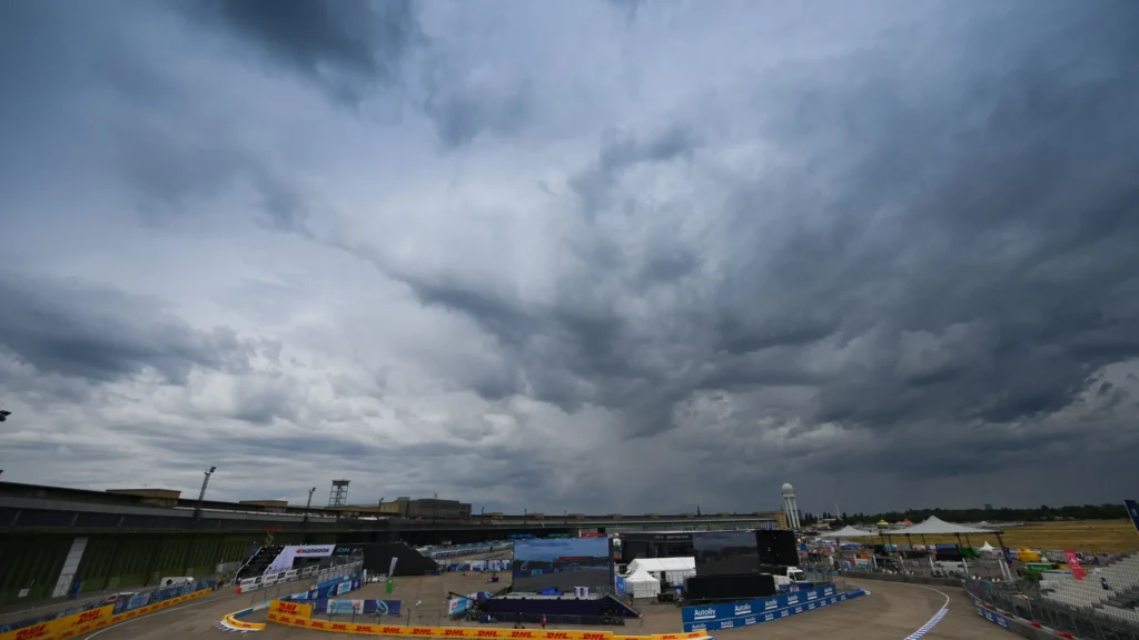 Free Practice Session 2 of the Berlin E-Prix got cancelled due to heavy rain