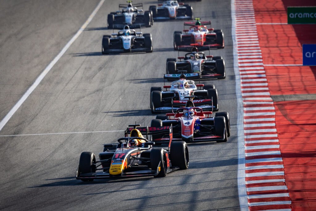 2025 F3 Championship contenders during the Belgian Grand Prix