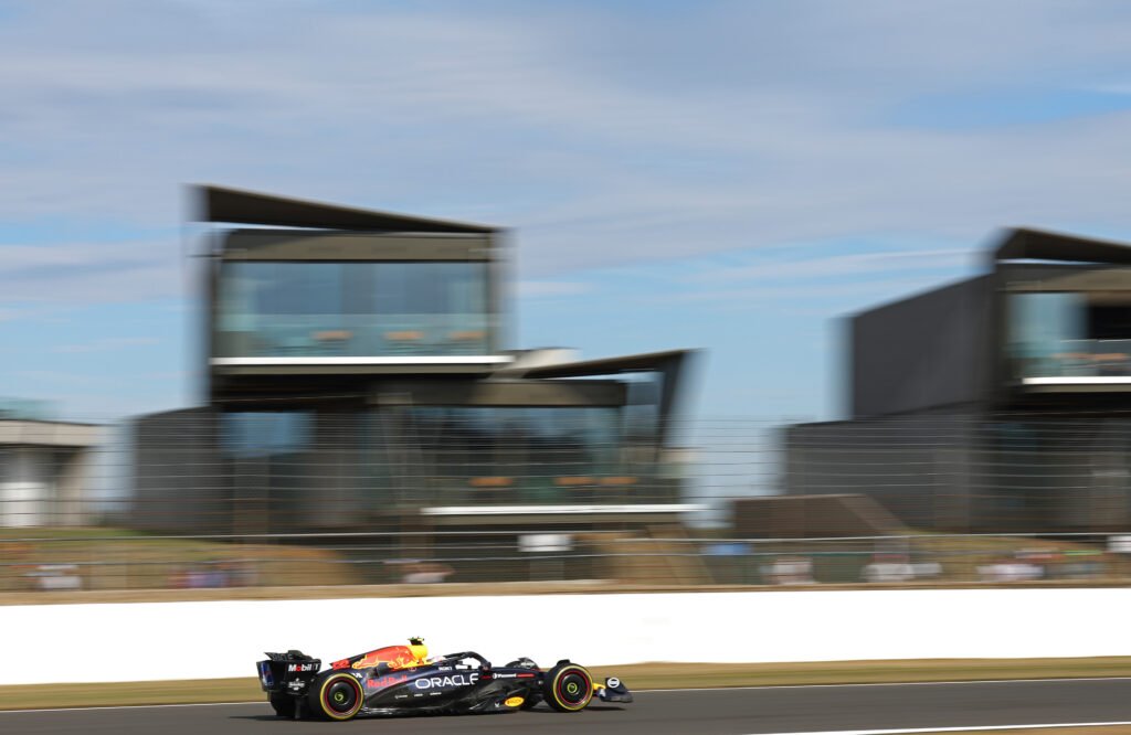 NORTHAMPTON, ENGLAND - JULY 04: Yuki Tsunoda of Japan driving the (22) Oracle Red Bull Racing RB21 on track during practice ahead of the F1 Grand Prix of Great Britain at Silverstone Circuit on July 04, 2025 in Northampton, England. (Photo by Andy Hone/LAT Images) // Getty Images / Red Bull Content Pool // SI202507040639 // Usage for editorial use only //