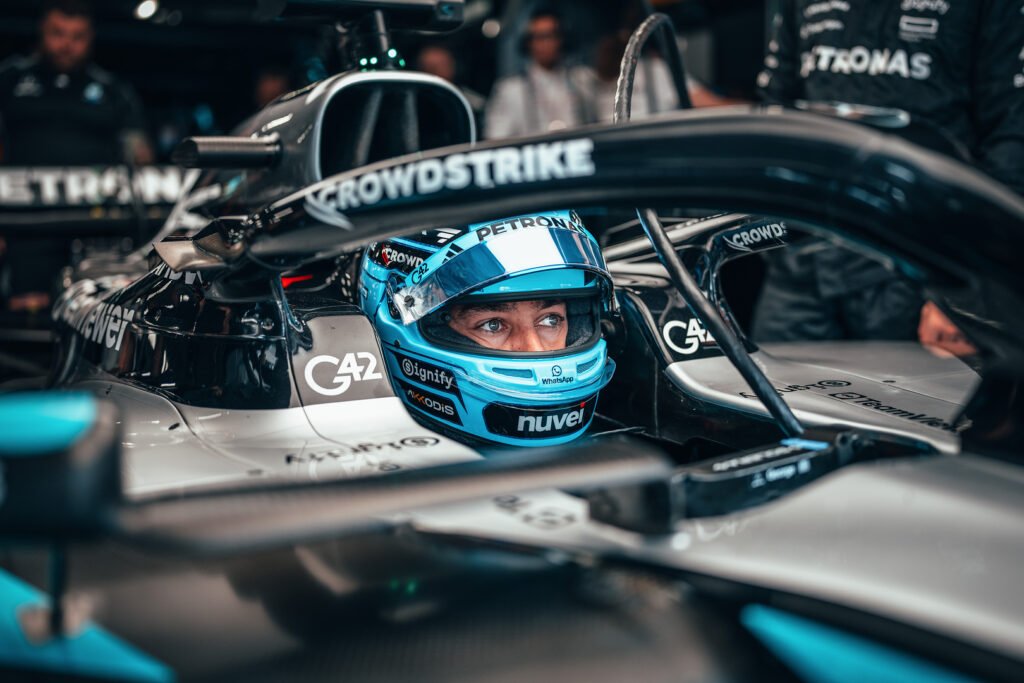 Russell's "What if"moment as he secures P4 at Hungary Qualifying 2025, narrowly missing out on pole.