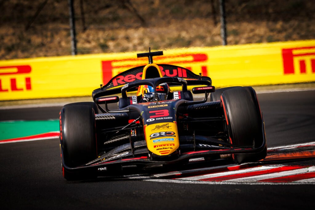Pepe Marti #3 Campos Racing, during round 10 of the FIA Formula 2 Championship at the Hungaroring on August 1 - 3, 2025
